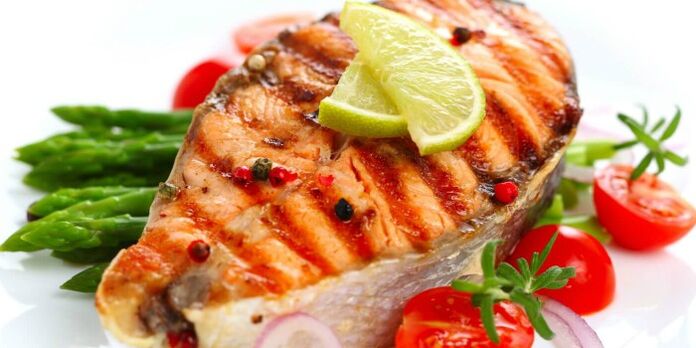 риба со зеленчук за слабеење