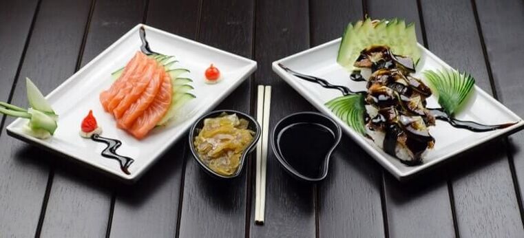 Јадења на менито на јапонската диета за губење на тежината